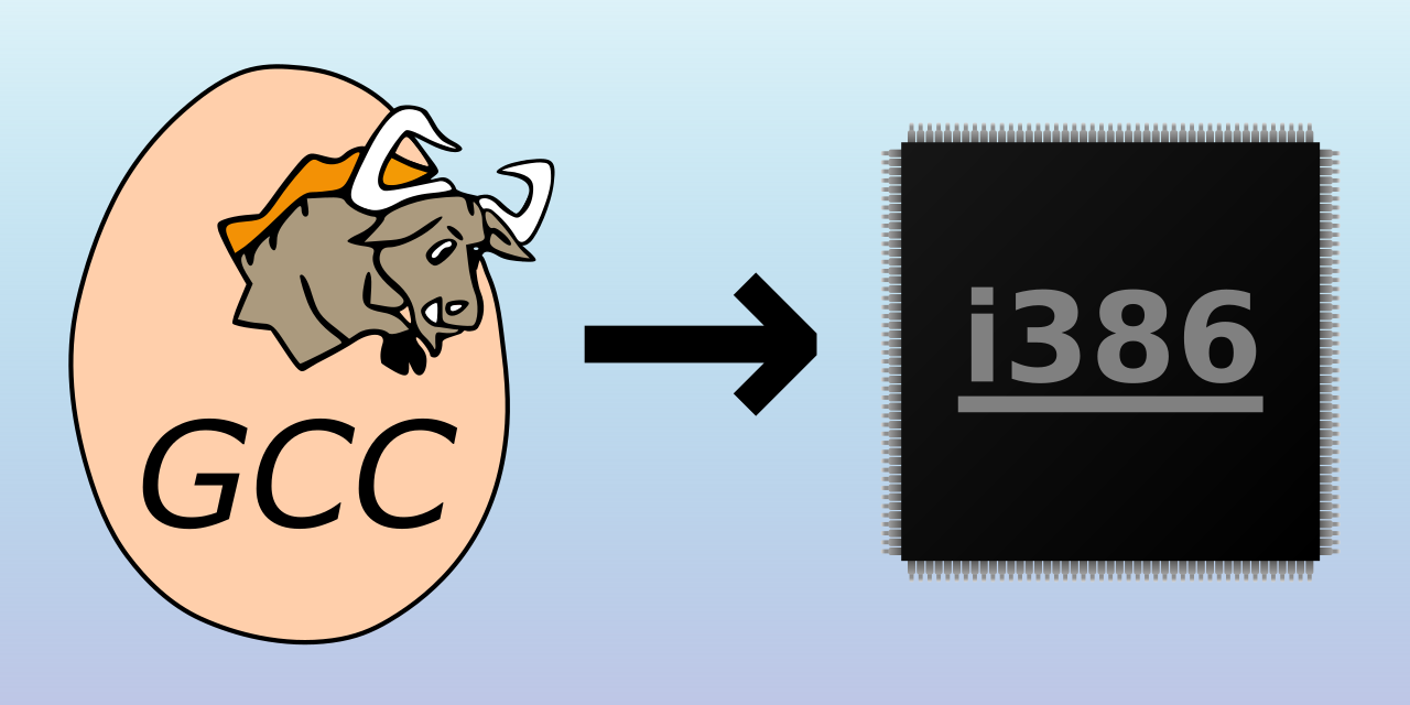 GCC toolchain for i386